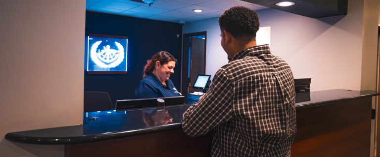Maritime Conference Center front desk